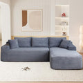 96" Boneless Cloud Sectional Couches by Flyida