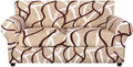 SearchI Stretch Sofa Cover Printed Couch Cover, Floral Pattern 3 Pieces by SearchI