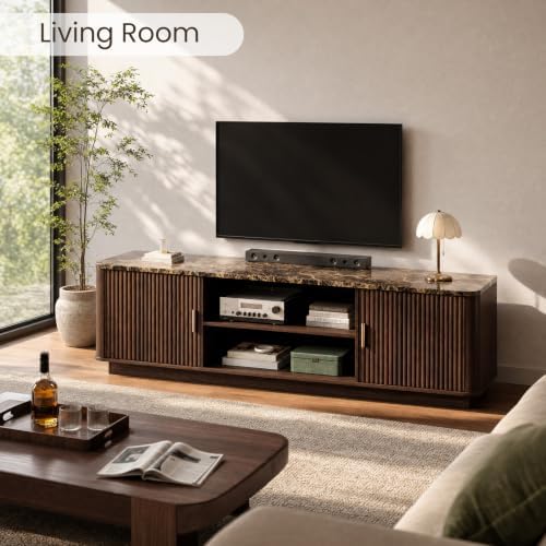 MODNEST Faux Marble Top TV Stands - Image 6
