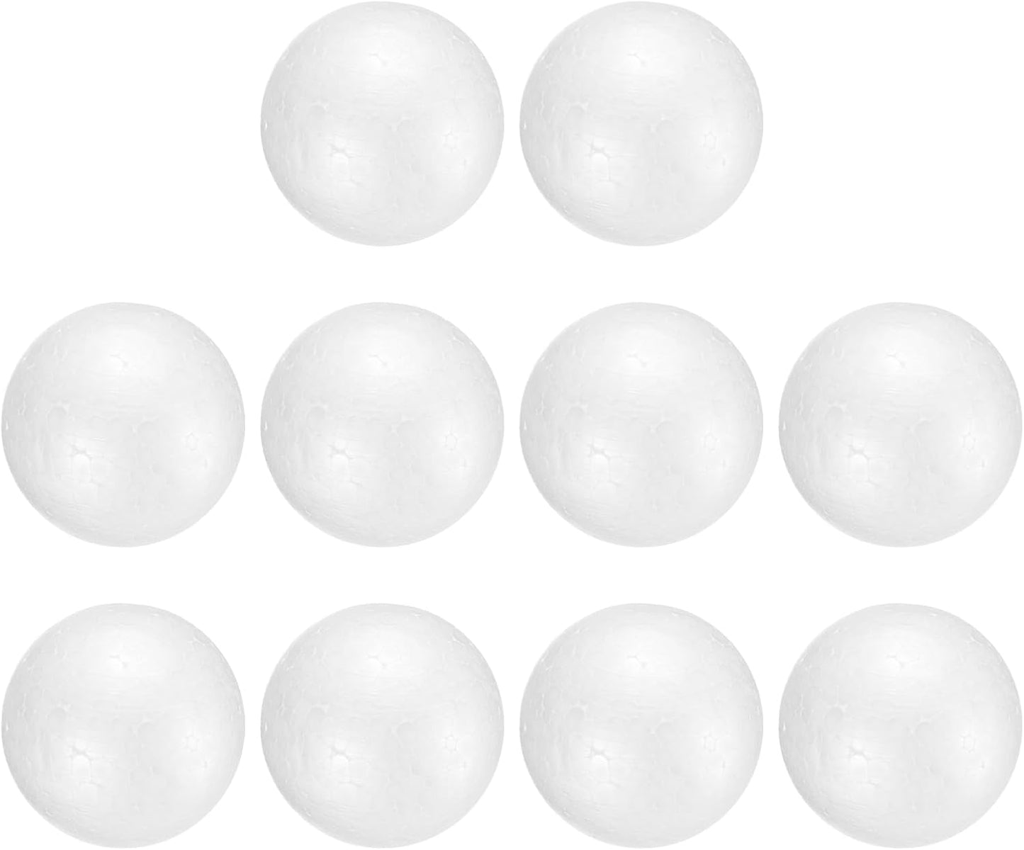 uxcell 15 Pcs White Foam Balls, 3 Inch Polystyrene Craft Foam Balls Solid Round Ball for Art, Household, DIY, Party Decorations