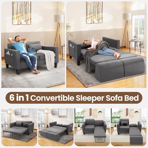 SEJOV 6-in-1 Convertible Sofa Bed - Image 4