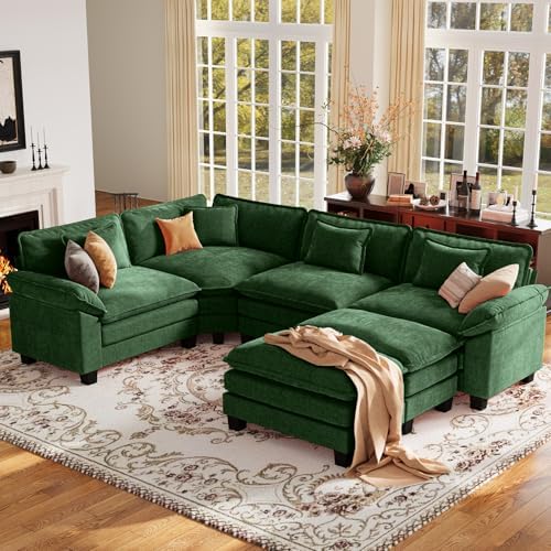 CDCASA 117" Oversized Modular Sectional Sofa by CDCASA