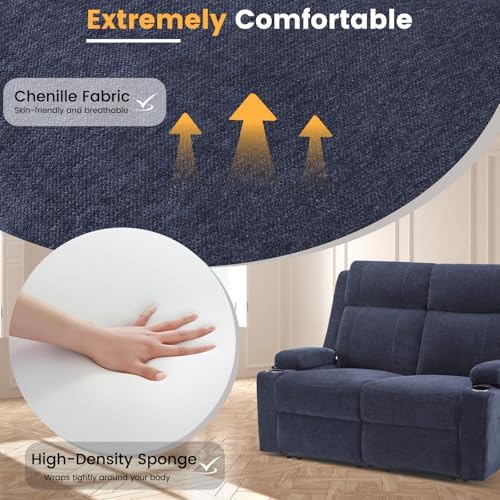 Recliner Loveseat, Double Recliner Loveseat - Image 4