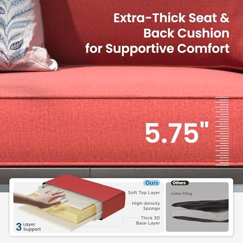 PHI VILLA 7 Seat Metal Patio Furniture Set - Image 4