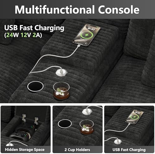 ONEMMLION 151" Oversized Cloud Sectional Couch - Image 3