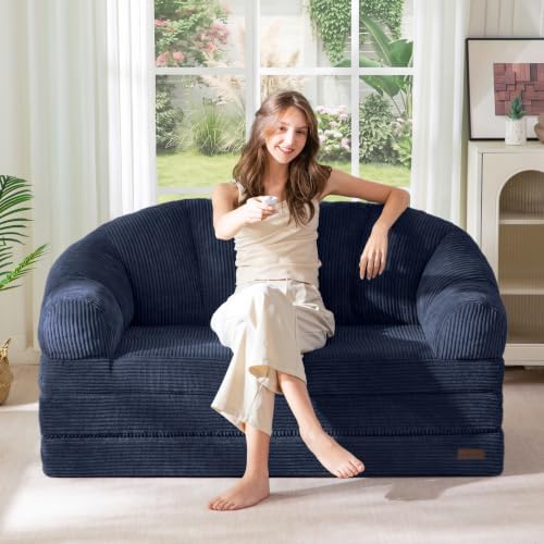 MAXYOYO Folding Sofa Bed with Backrest, Boneless Fold Out Couch with Handle - Image 2