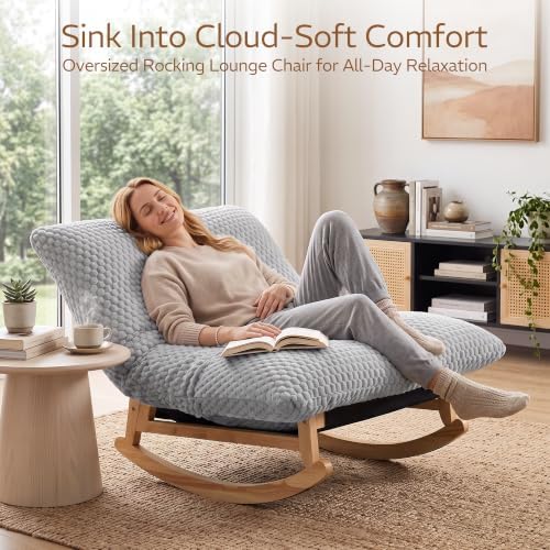 NicBex Oversized Rocking Chair - Image 3