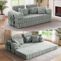 79" Memory Foam Sofa Bed, High Headrest Convertible Futon Boneless Couch by KSTNLUXQ