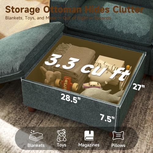 Ihanherry 103" Modular Sectional Sofa - Image 5