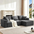 93" Boneless Couch, Modular Sectional Sofa by Yimilife