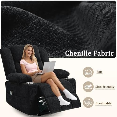 Korser Recliner Chair, Wall Hugger Recliners - Image 6
