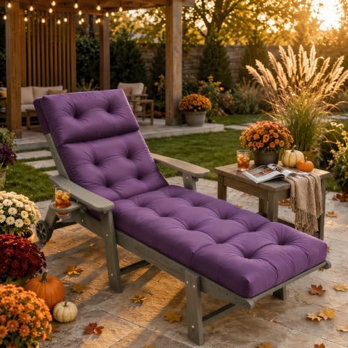 Chaise Lounge Cushion Outdoor, 74.4" x 22" Waterproof Patio Lounge Chair by PALHMLIY%E2%80%93ElevateYourEscape