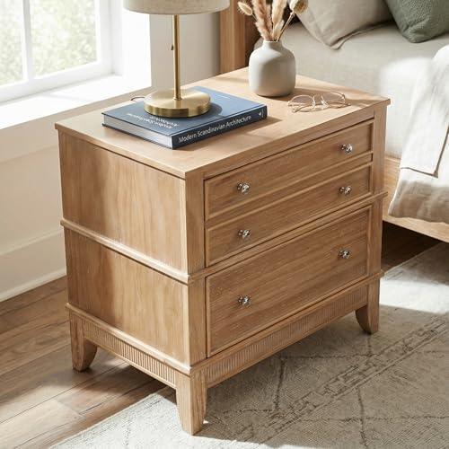 LUMISOL Solid Wood Nightstand - Image 6