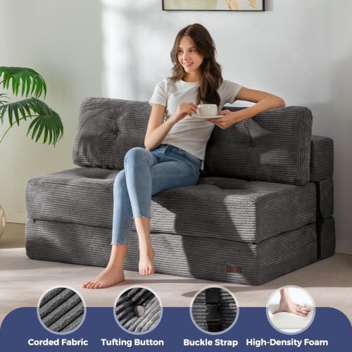 MAXYOYO Folding Sofa Bed, Convertible Chair Bed - Image 5