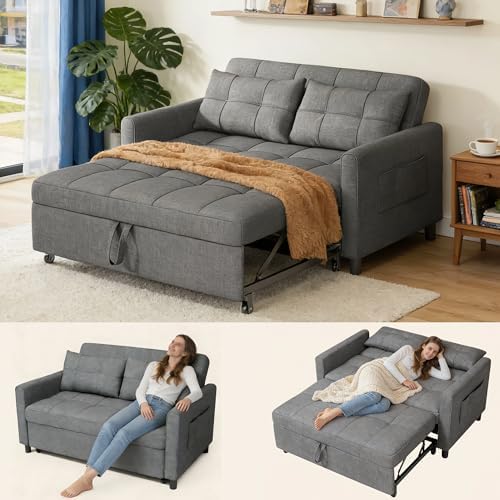 Gizoon Loveseat Sleeper Sofa 71.7" Extended 3-in-1 Pull Out Couch Bed by Gizoon