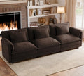 ELUCHANG 116" Oversized Modular Sectional Sofa, Comfy Chenille Cloud Couch by ELUCHANG