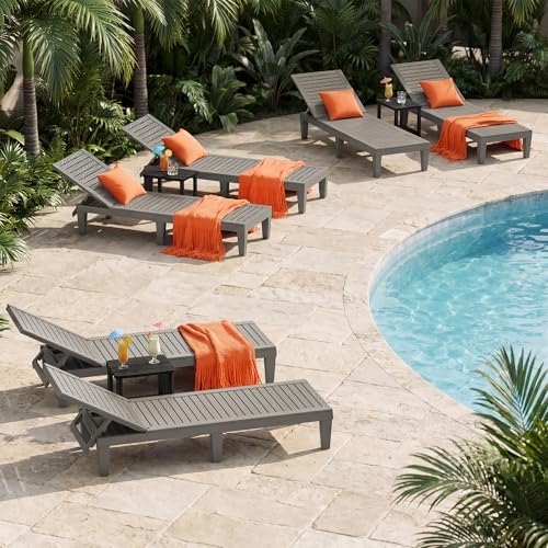 NUNU LAB Outdoor Chaise Lounge Chairs Set by NUNULAB