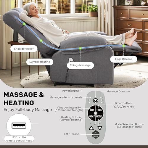 Power Lift Recliner Chair for Elderly - Image 3