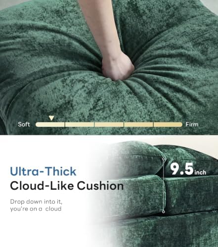 Iroomy Modern Accent Armchair – Cloud-Like Single Sofa - Image 3