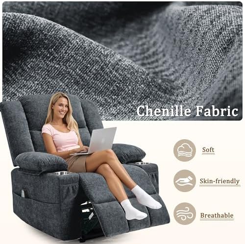 Korser Recliner Chair, Wall Hugger Recliners - Image 6