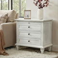 HULALA HOME Farmhouse 3 Drawer End Table by HULALAHOME