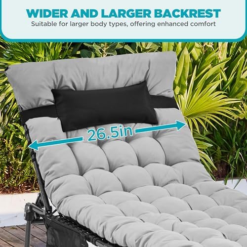 Yaheetech Outdoor Tanning Chair - Image 7