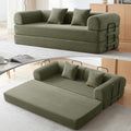 79" Convertible Sofa Bed, Boneless Couch by QQR
