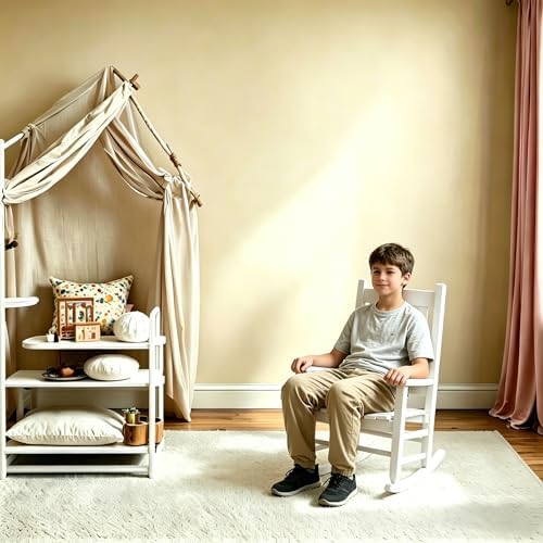 Kids Rocking Chairs Child Toddler Small Baby Wooden Comfy Rocker Chairs - Image 2