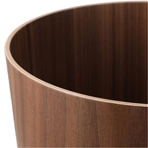 2.3 Gallons Wood Trash Can Wastebasket - Image 2