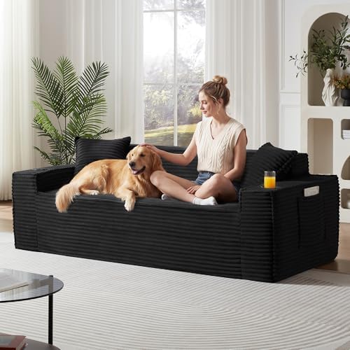 80.7" Boneless Sofa Couches by Easilive