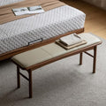 47.2'' Leather Upholstered Dining Bench by Wayshome