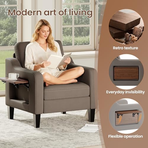 51'' Small Sofa Sets, 2-Seater Linen Fabric Couch - Image 4