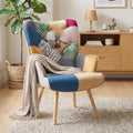 Joysoul Living Room Accent Chair, Modern High Back Armchair, Boho Patchwork by Joysoul
