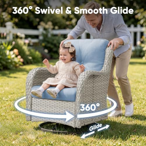 Belord Luxury Patio Furniture Set Wicker Furniture Set - Image 4