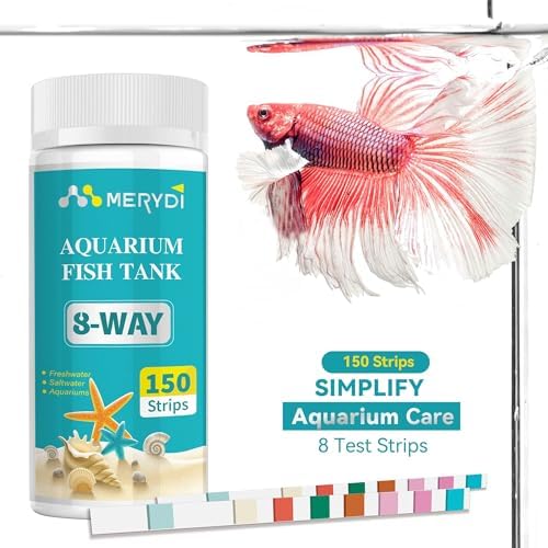Aquarium Test Strips 8 In 1, 150ct Aquarium Ammonia Test Strips - Image 3
