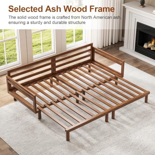 84.65" Queen Pull Out Sofa Bed - Image 5