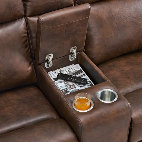 MCombo Zero Wall Recliner Loveseat, 2-Seat Power Wall Hugger Sofa - Image 6