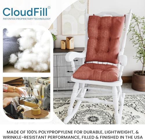Klear Vu The Gripper Non-Slip Rocking Chair Cushion Set - Image 5