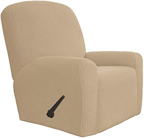 Easy-Going 4 Pieces Oversized Recliner Stretch Sofa Slipcover Sofa Cover by Easy-Going