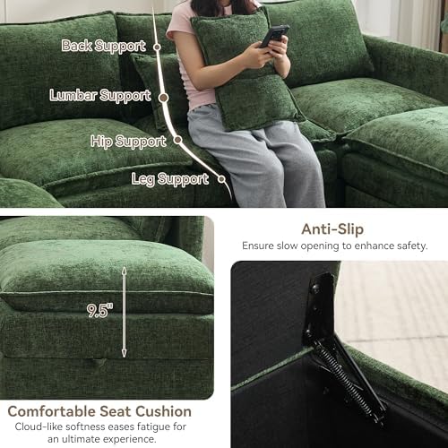 55" Cloud Modular Loveseat Sofa - Image 4