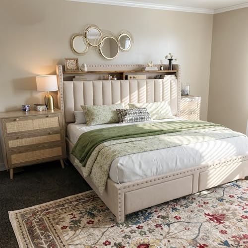 EnHomee King Size Bed Frame - Image 4