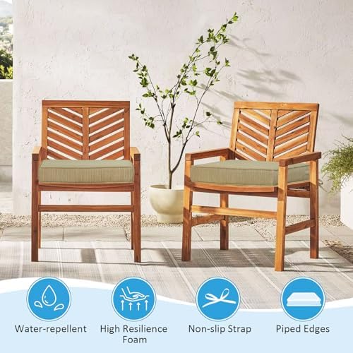 19 x 19 Inch Outdoor Chair Cushions - Image 3