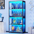 BROTTAR Display Cabinet with Glass Doors, 4-Tier Display Case by BROTTAR
