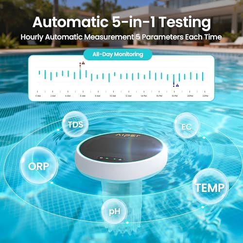 AIPER HydroSync Smart Pool Monitor, 24/7 Automatic Water Testing - Image 3