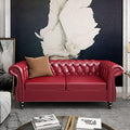 ORRD Chesterfield Loveseat, Modern Leather Sofa Tufted Couch 2 Seater by ORRD