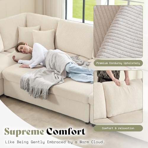 130" Sectional Couches for Living Room, Modular Sectional Sofa - Image 5