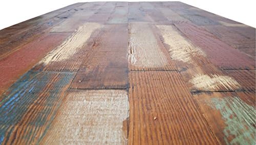 Reclaimed wood dining table - Image 4