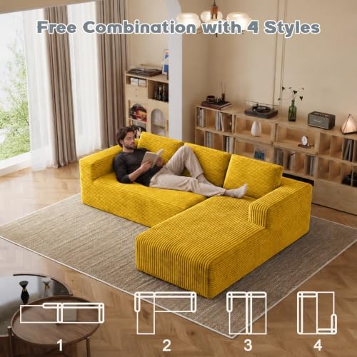 93" L-Shaped Modular Sectional Sofa - Image 3