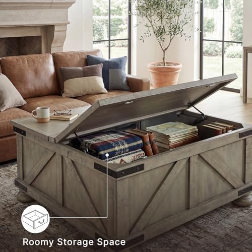 Signature Design by Ashley Aldwin Farmhouse Square Coffee Table - Image 6