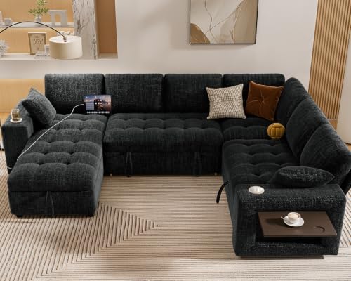 Vipbear 111" Modular Sectional Sleeper Sofa - Image 2